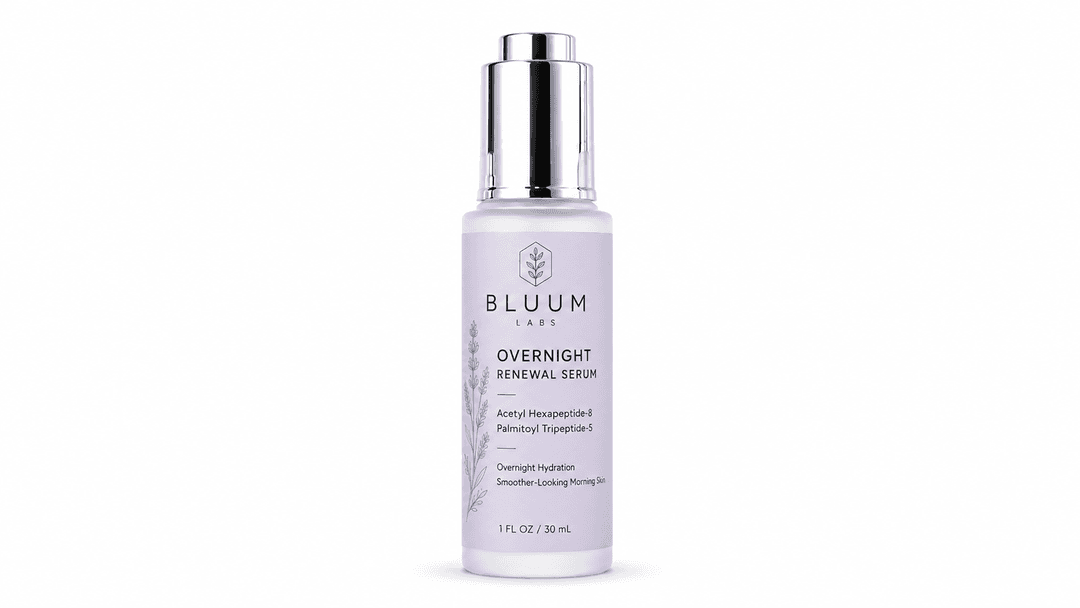 BLUUM Overnight Renewal Serum 30 mL auto-fill dropper bottle